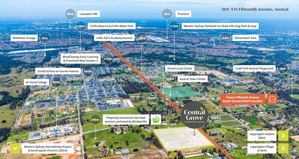 Central Grove — site plan